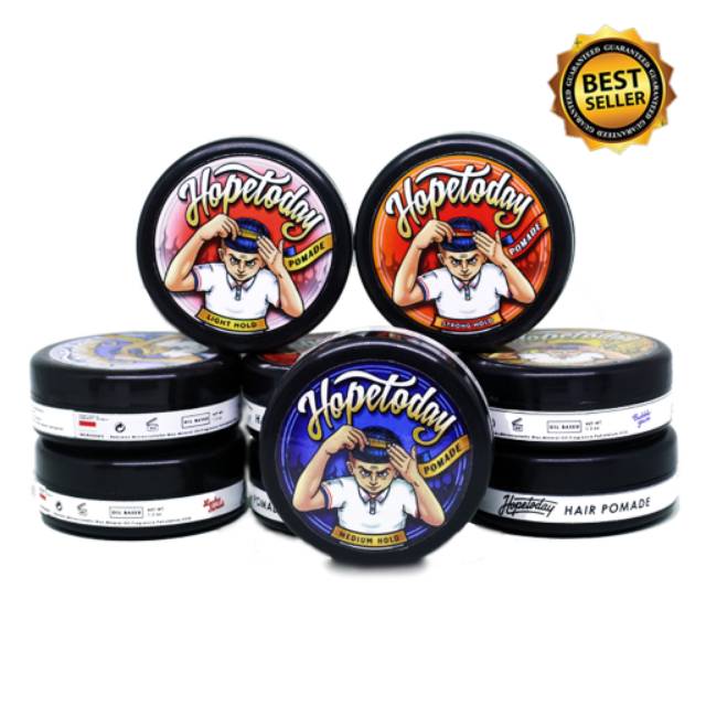 POMADE HOPETODAY harga grosir/reseller murah free sisir dan stiker