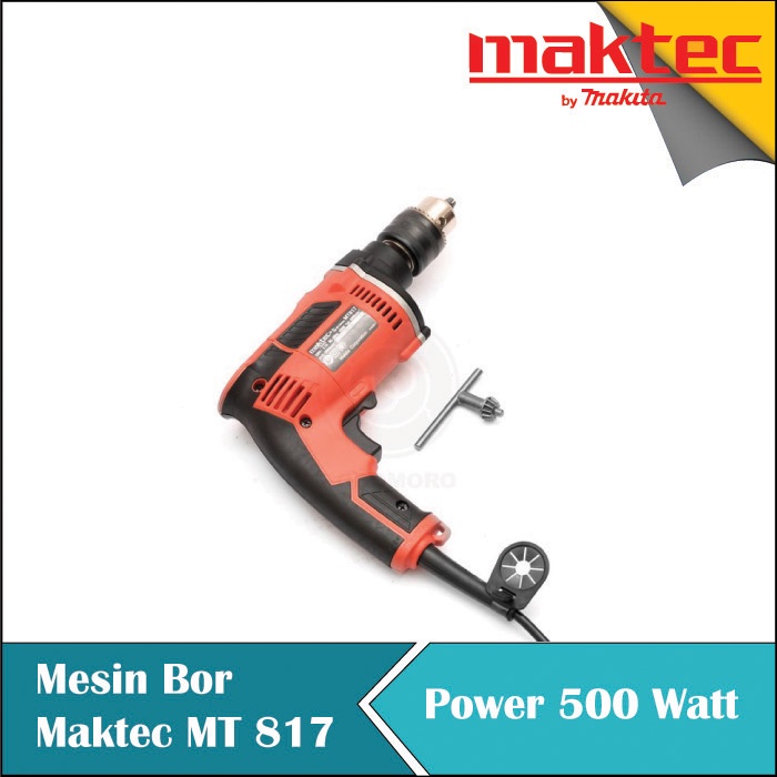 Mesin Bor Tangan Maktec MT817 Hammer Drill  Bor Tembok Beton Bol AG22
