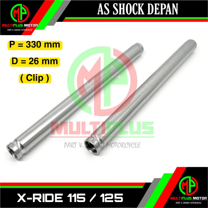 Pipa As shock shok sok skok depan Front fork tube XRIDE,X RIDE,X-RIDE 115 125