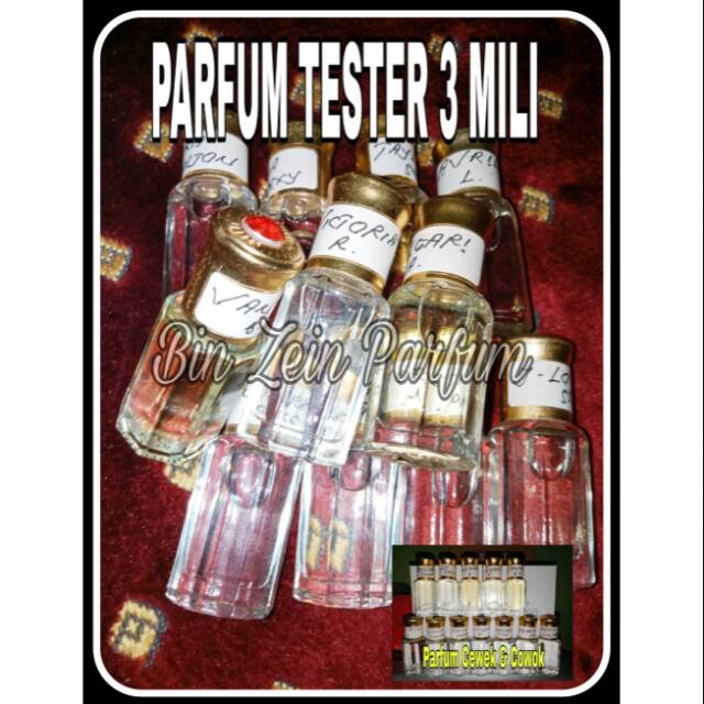 PARFUM TESTER BOTOL 3 mili