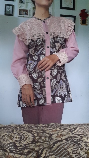 Atasan Batik Dolby Dolbi Dobby Doby Tenun Sutra Tulis Halus Katun Atbm Baron ,sarimbit