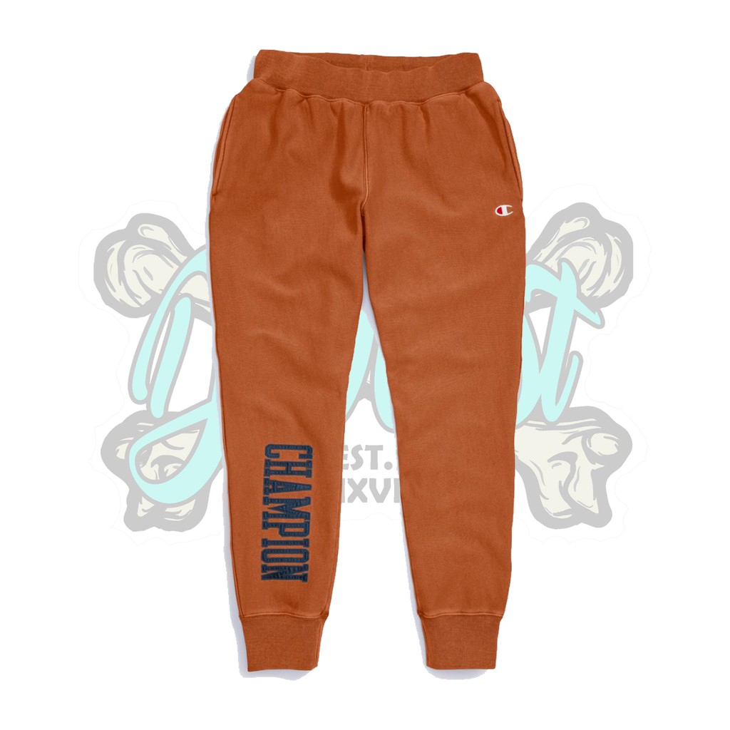 CHAMPION MENS VINTAGE REVERSE WEAVE JOGGER colour Burnt Orange