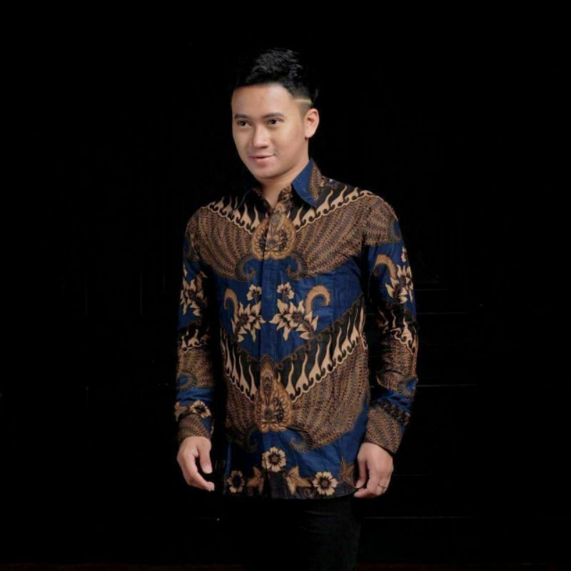 BATIK PRIA LENGAN PANJANG Kemeja batik pria lengan panjang M L XL XXL XXXL