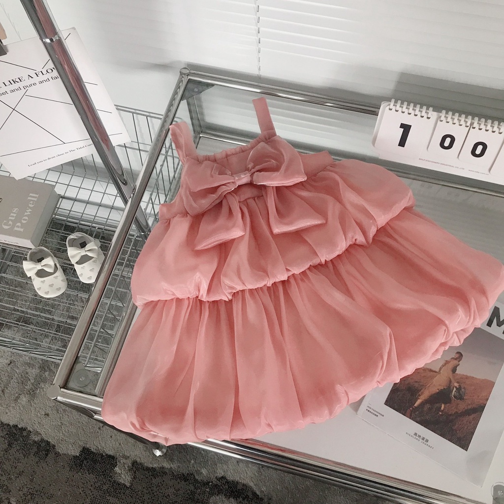 2-6thn | DRESS ANAK KOREA PESTA ELEGAN FORMAL PEREMPUAN MDD MG