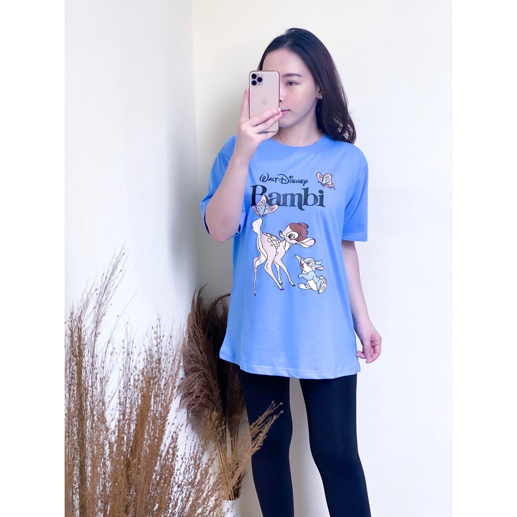 Kaos Wanita Oversize Bahan Cotton Atasan Wanita Jumbo XXL Kaos Lengan Pendek