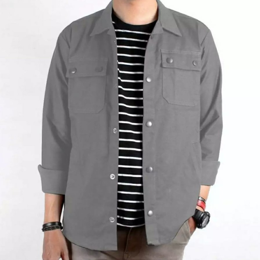 Trucker Jacket || Jaket Semi Parka || Size M - XXL #TRS