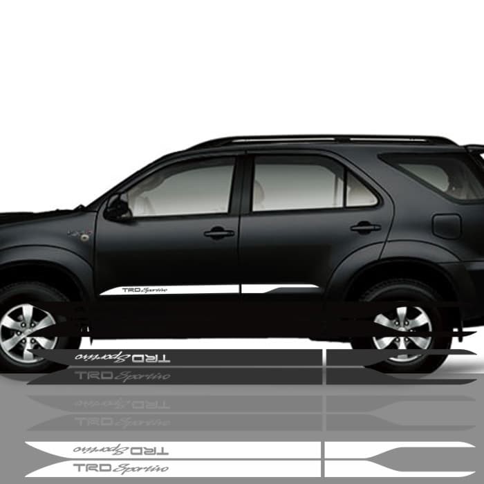 Sticker Mobil List Trd Sportivo Toyota Minimalis Stiker Cutting