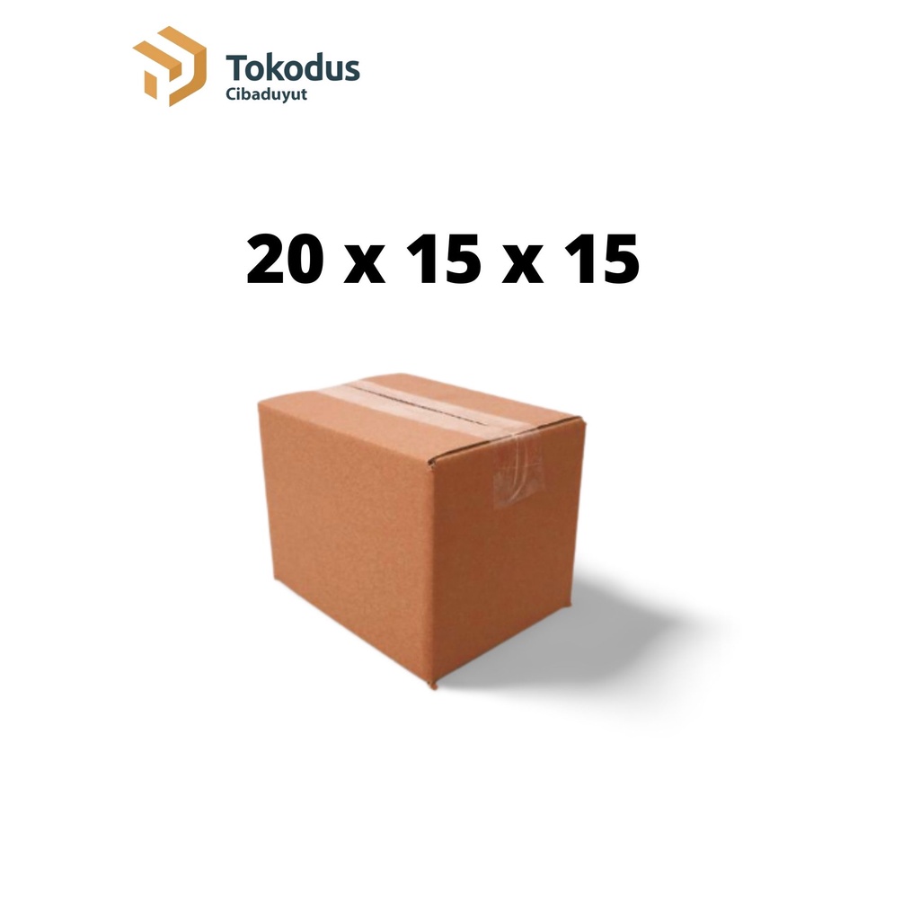 

Master Box Polos | Kardus Box Packing | Kardus Kemasan | Dus uk 20 x 15 x 15 cm - Tokodus Cibaduyut