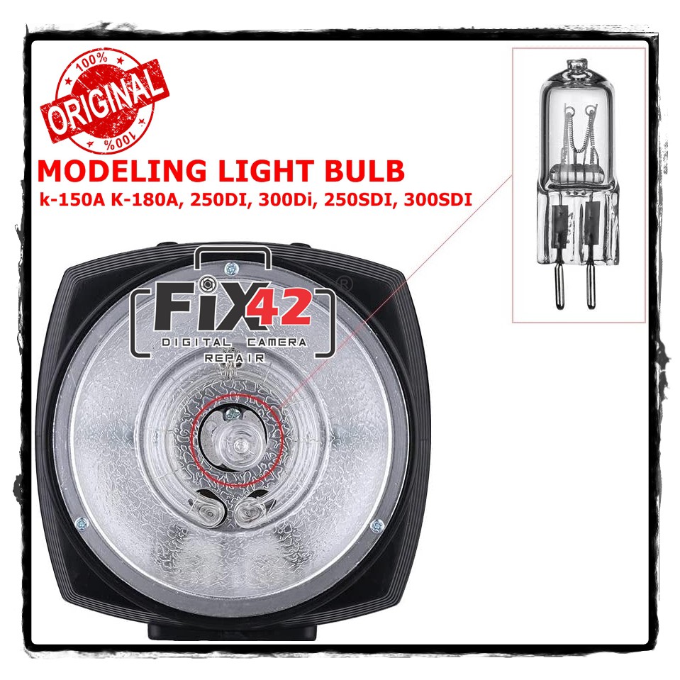 Modeling Bulb Light Lampu Bohlam Godox K150A K180A K-150A K-180A Part.