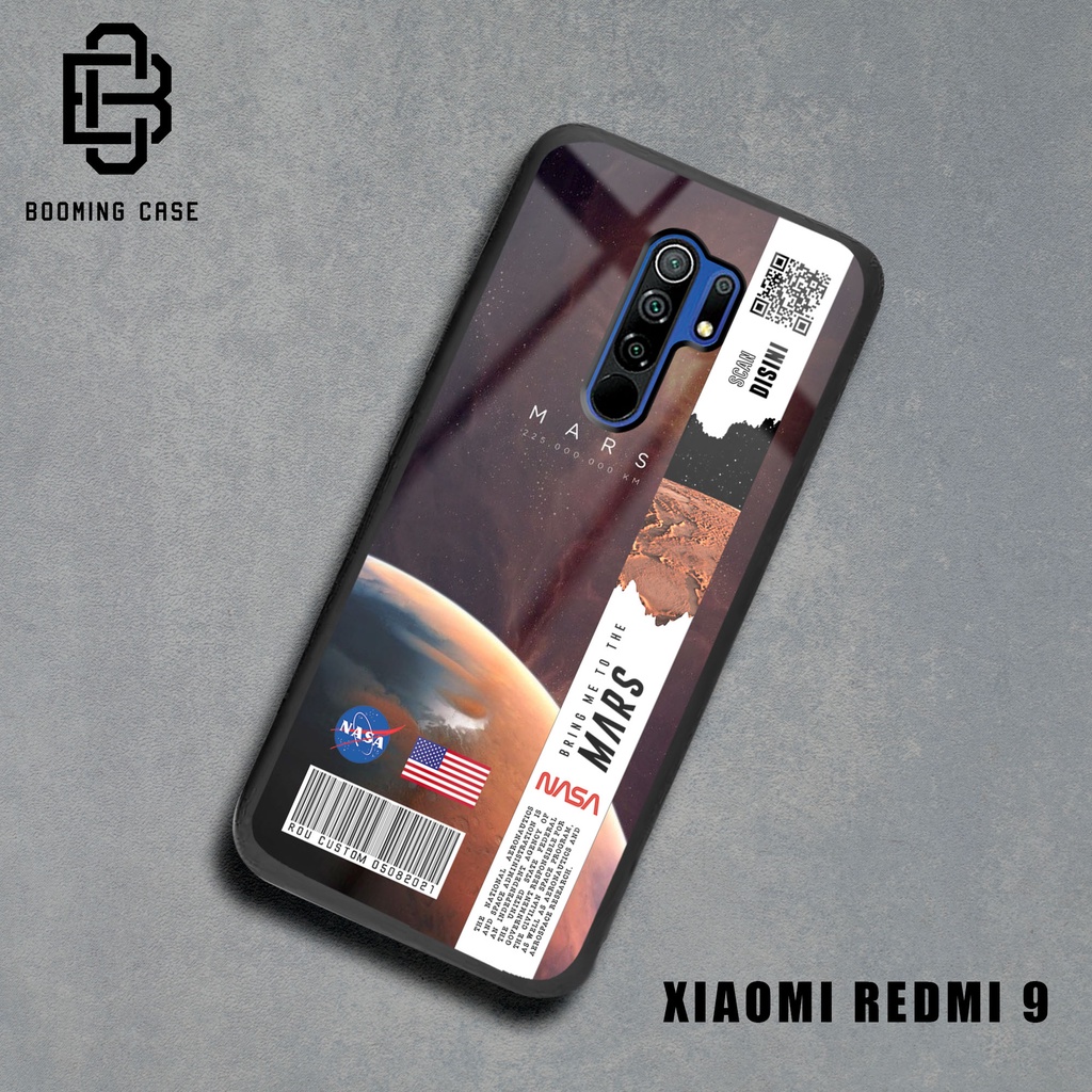 Casing Hardcase 2D Glossy Xiaomi Redmi 9 Motif NASA MOON