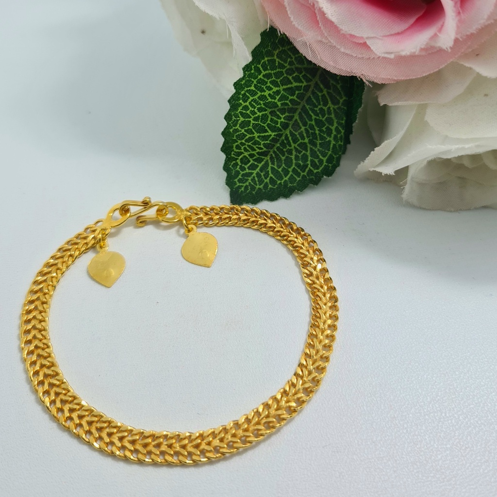 Gelang Gepeng Emas Muda 5 Gram
