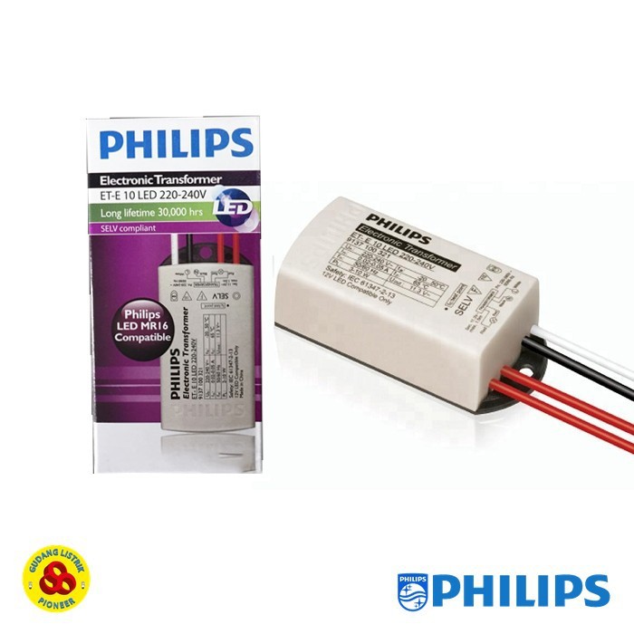 Philips Ballast ET-E 10W 220V LED Halogen Electronics Transformer AC