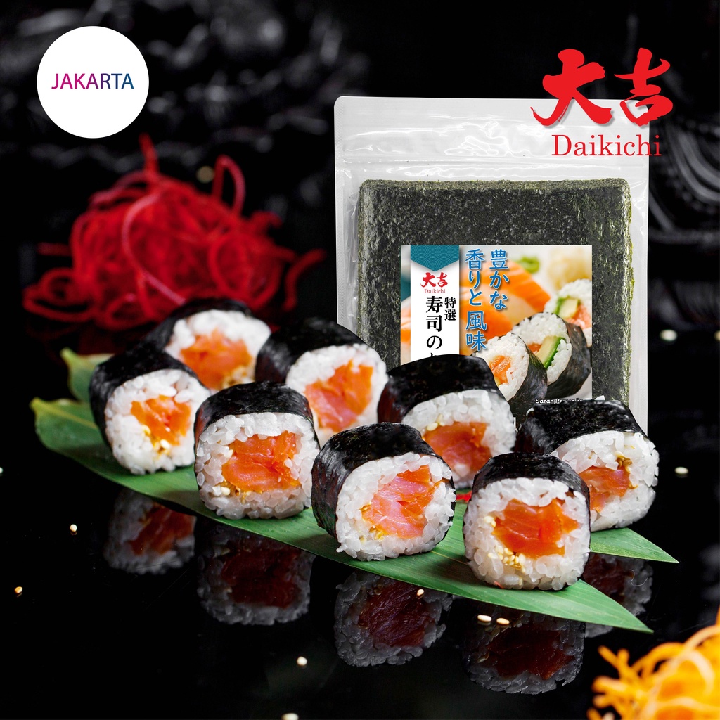 Sushi Nori Daikichi HALAL Seaweed Rumput Laut Sushi Untuk Kimbab/ Gimbab