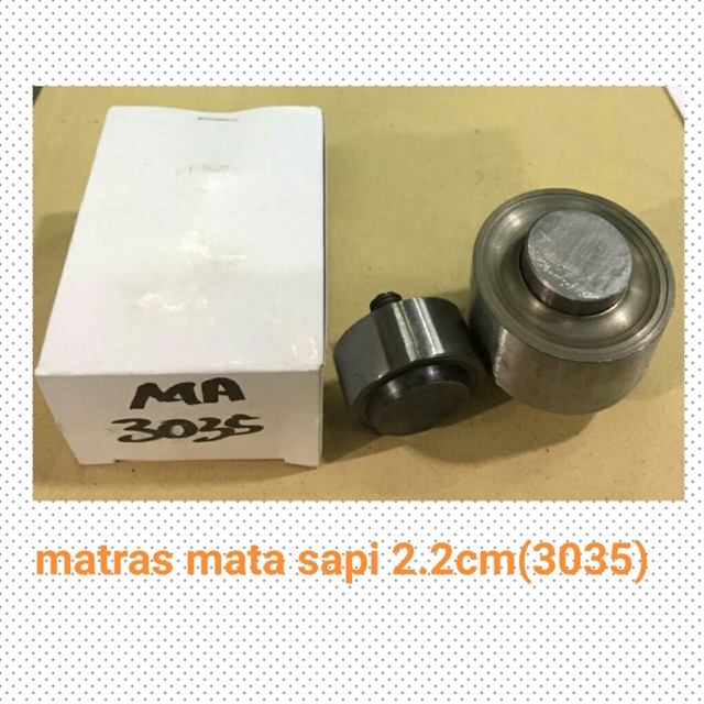 Matras handpress mata sapi dan mata ayam