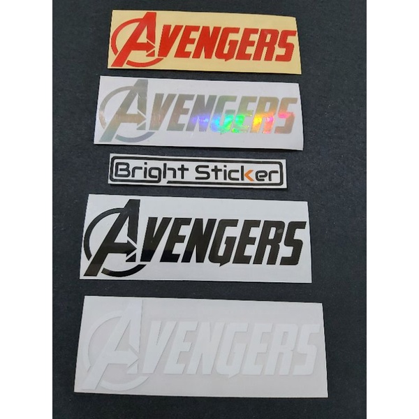 STICKER AVENGERS CUTTING