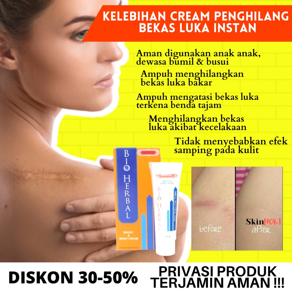 PENGHILANG BEKAS LUKA PENGHILANG KELOID BIO HERBAL MEILBAHENLING 60ML salep luka bakar PENYAMAR FLEK HITAM ORIGINAL BPOM