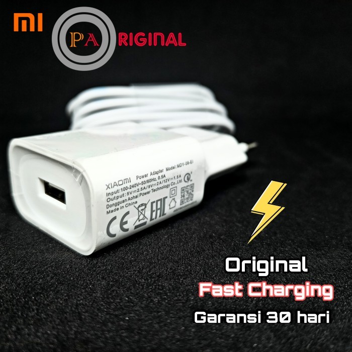 Fast Charger Xiaomi Redmi Note 7 7 Pro 8 Pro 9 Fast Charging Original