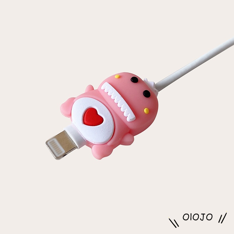 Lucu Kartun Kabel Pelindung Kabel USB Penggulung Organizer Cocok Untuk Semua Ponsel - olo