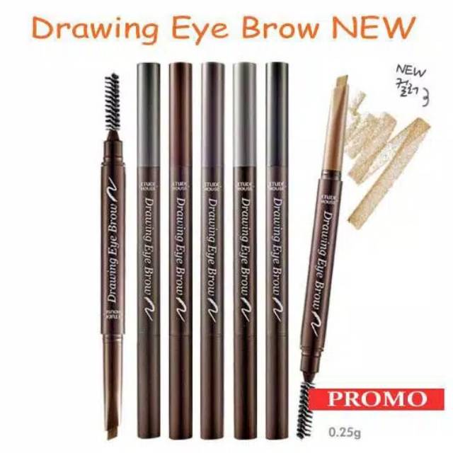 FerenHongXia Drawing eye brow (coklat), gray brown Lubuk Pakam