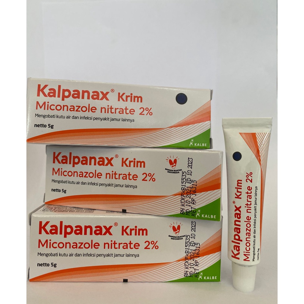 Kalpanax Krim 5gr / Kadas / Kurap / Kutu Air / Jamur / Panu