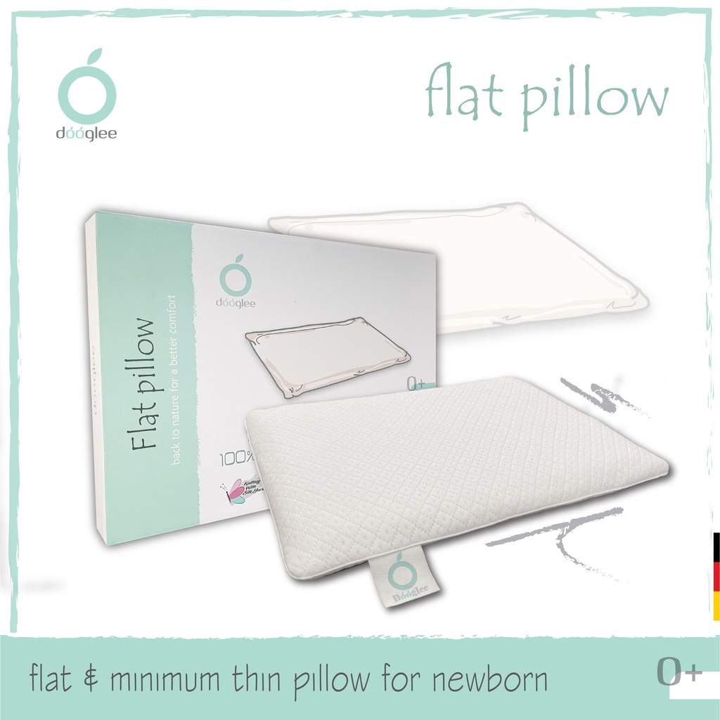 Dooglee Flat Pillow Include Case | Bantal Tidur Anak