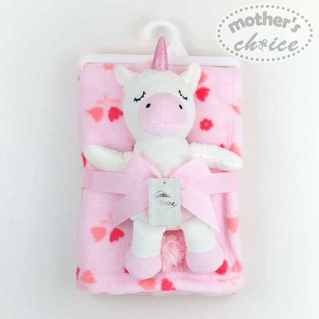 Mother's Choice Baby Blanket With Toy - Selimut Bayi + Boneka