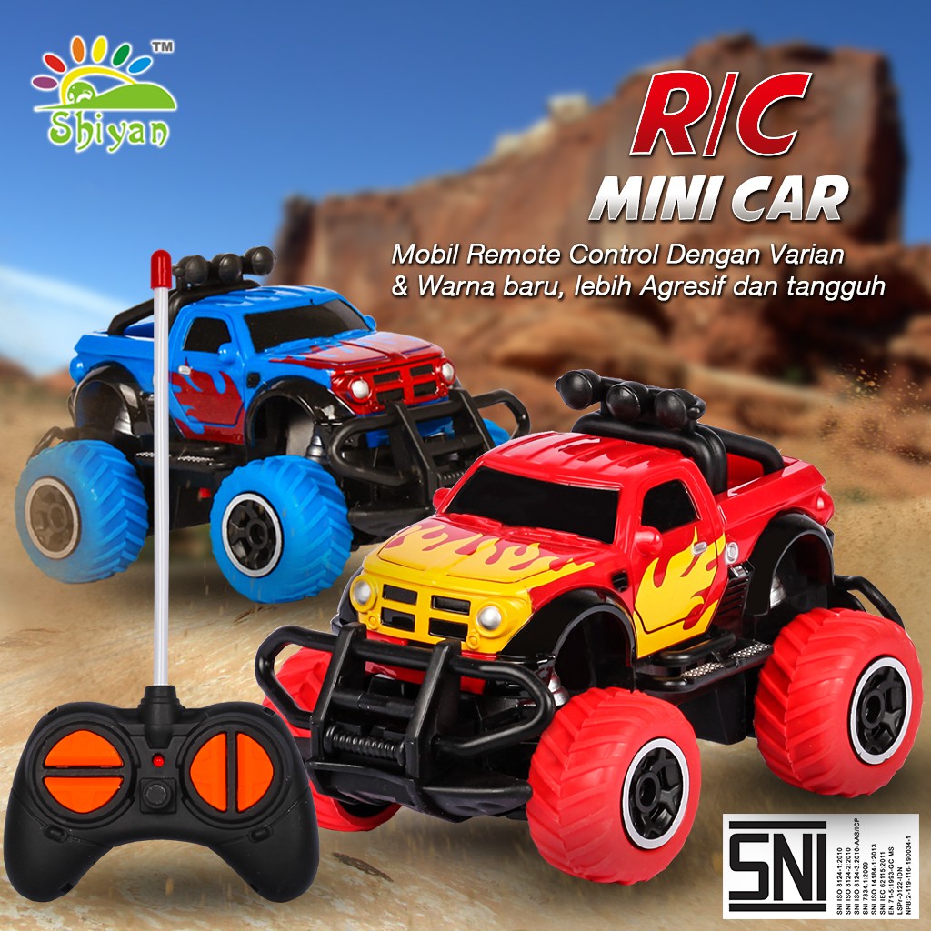 mainan mobil remot kontrol bentuk unik dan aman rc car toys SNI mainan terbaru