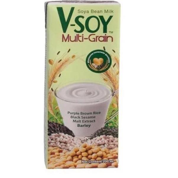 

8.8 BIG SALE FASION V-Soy Multi Grain UHT 200 ml.. VSoy V Soy