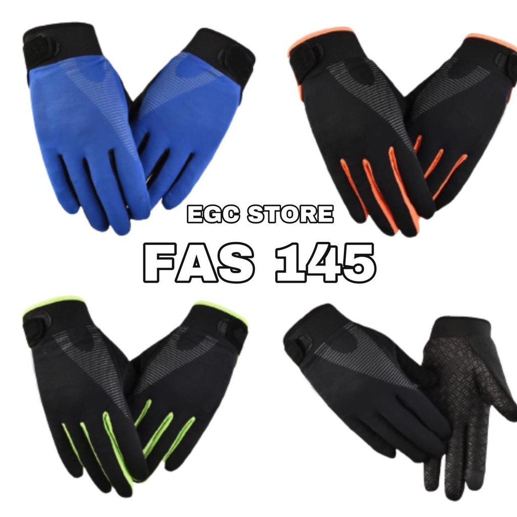 [TERMURAH] Sarung Tangan Sepeda Full Finger | Cycling Glove Full | Sport - FAS-145