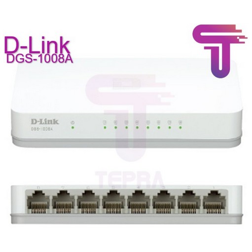 D-LINK DGS-1008A 8-Port Gigabit Desktop Switch