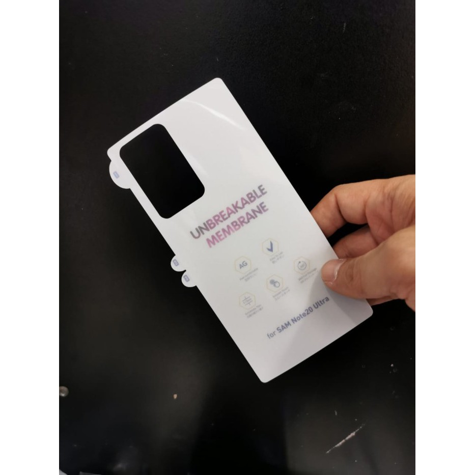 SAMSUNG NOTE 20 / NOTE 20 ULTRA ANTI GORES BELAKANG MATTE HYDROGEL