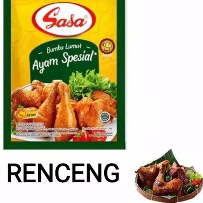 

【Penjualan Terbaik】 SASA BUMBU LUMUR AYAM SPESIAL 1 RENCENG (10 SACHET @ 26 GR) produck terbaik