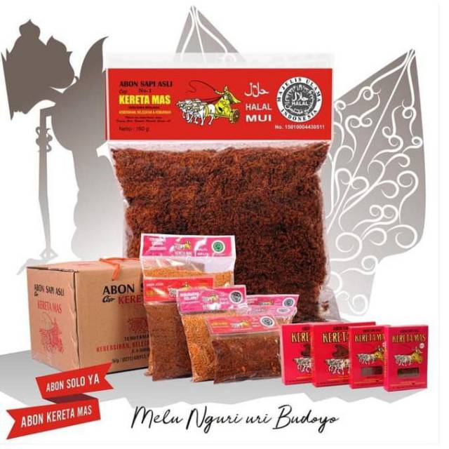 

Abon sapi cap kereta mas 250 g (toko super bandeng)