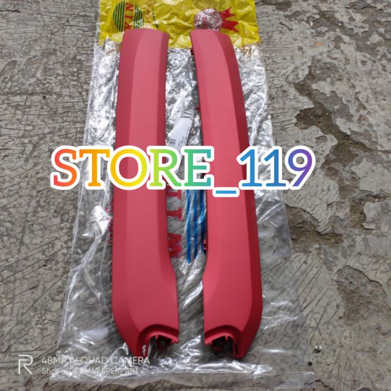 DEK SAMPING BAWAH SCOOPY FI STYLISH 2017-2018-2019 MERAH DOFF