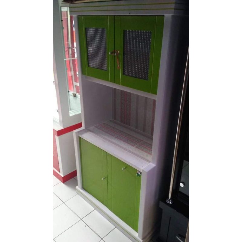Lemari dapur 2 pintu cianjur + lemari sayur + rak dapur