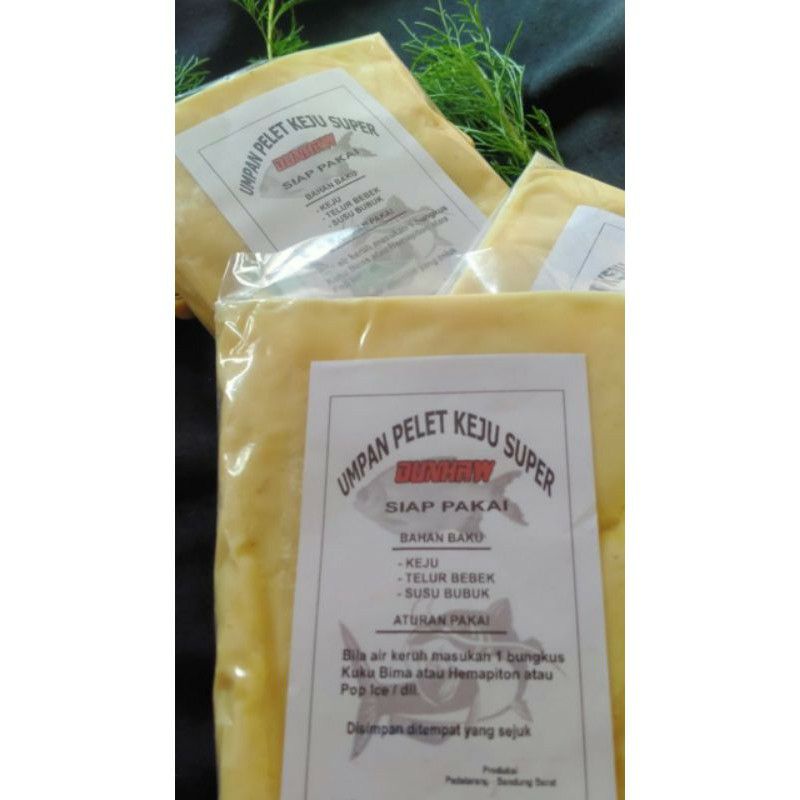 keju bunhaw super umpan galatama LELE,BAWAL,PATIN siap pakai