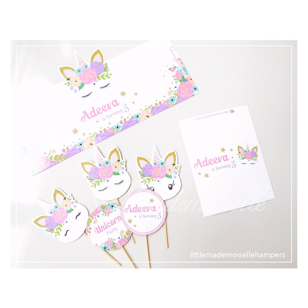 Cupcake Topper Unicorn