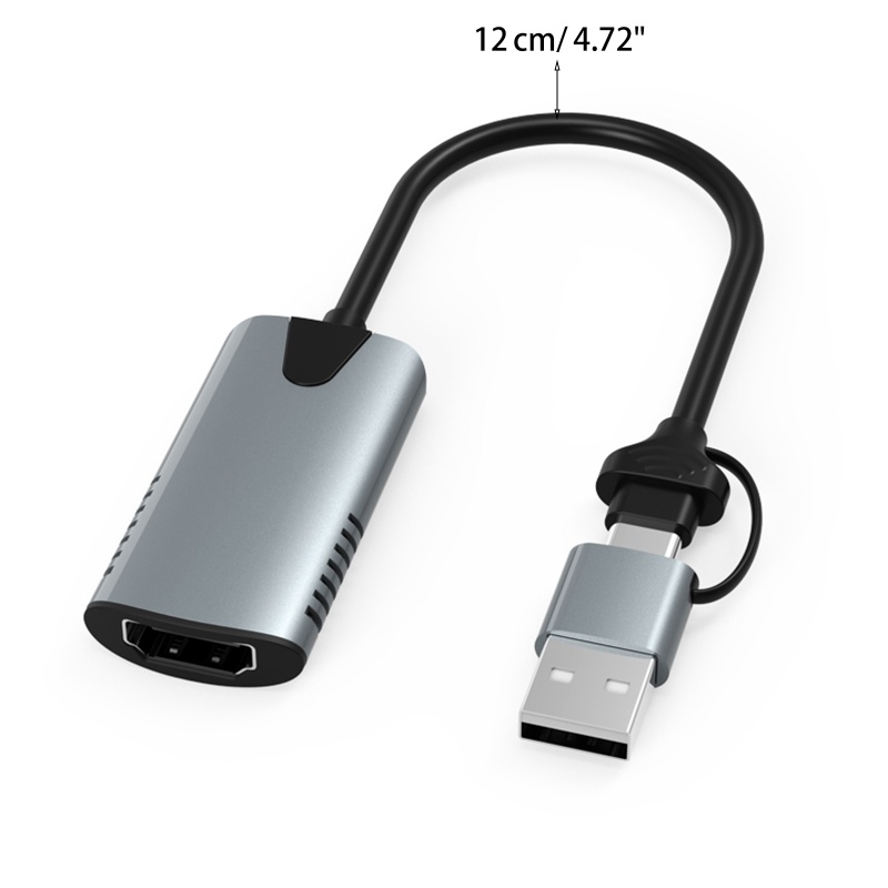 Zzz Kabel Adapter USB Tipe-C Ke 4K 1080P60 Untuk Gaming / Live Streaming