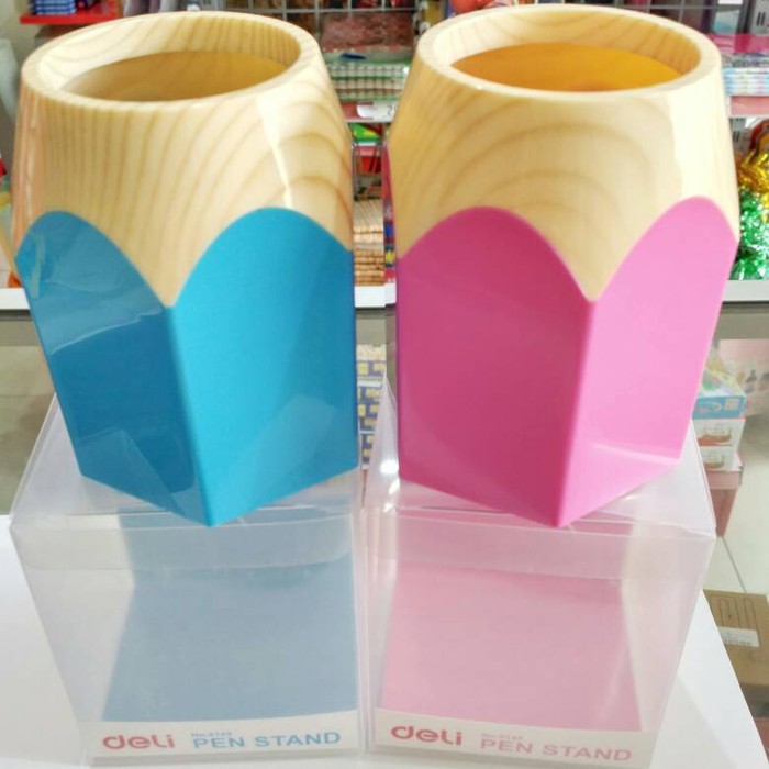 

nn Tempat Pena/Pen Stand/Desk Set Bentuk Pensil Bagus Unik