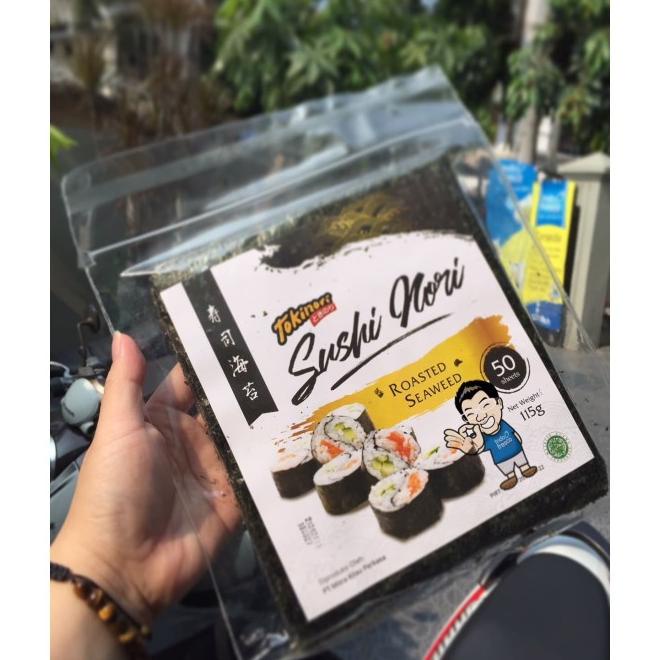 

Tokinori Sushi Nori- Roasted Seaweed- Rumput Laut 50Lembar - Menu Instan