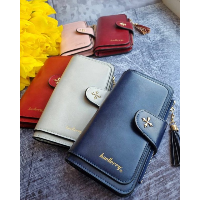 Ranie Koreanshop premium wallet long wallet woman wallet dompet lipat Bifold wallet trifold wallet c