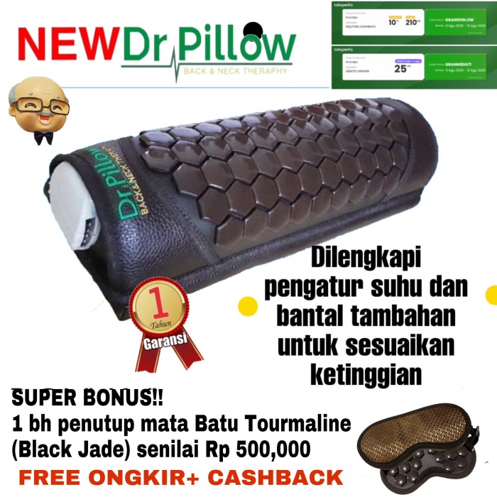 Dr Pillow Bantal Terapi Kesehatan Pinggang dan Leher