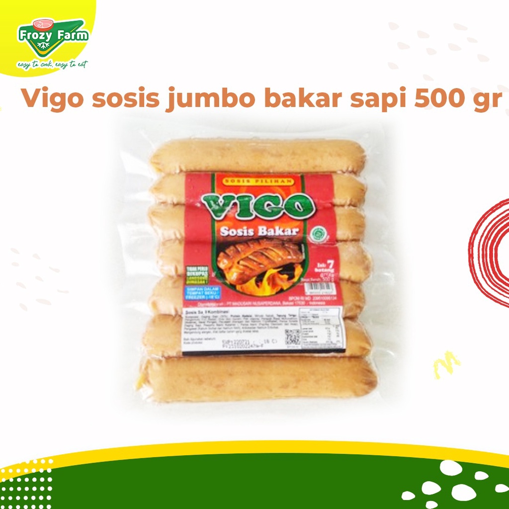 

Vigo Sosis Jumbo Bakar Isi 7 500 Gram