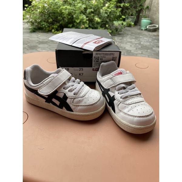 Onitsuka Tiger Kids size 7K/15cm  warna putih hitam