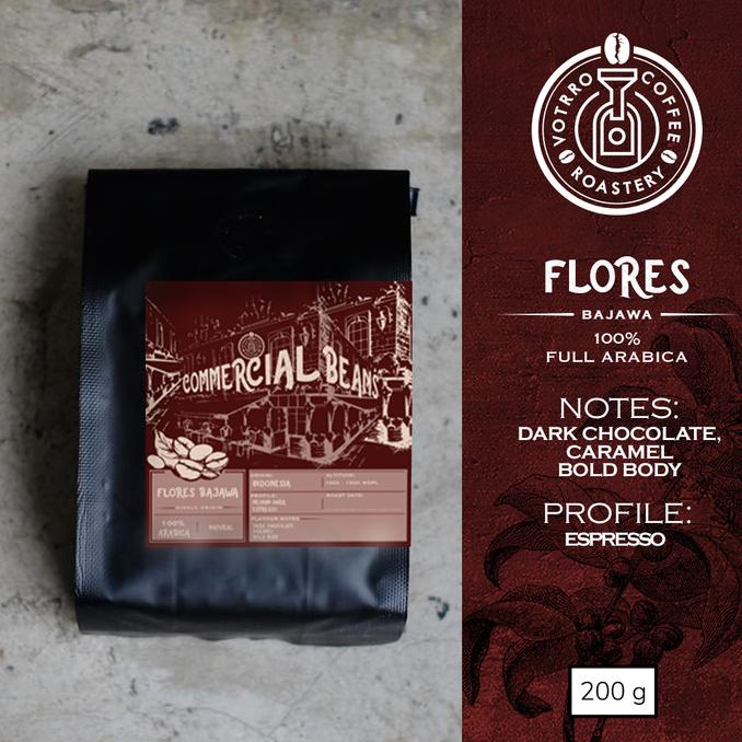 

[ COD ] Biji Kopi 100% Full Arabica Flores Bajawa Roasted Commercial - 200 g MURAH Kode 923