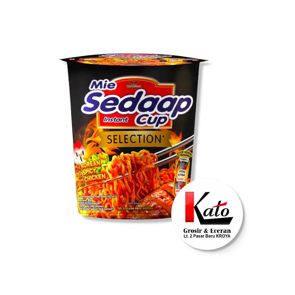 

Mie Sedap Cup Instan Selection Korean Spicy Chicken 81 Gr