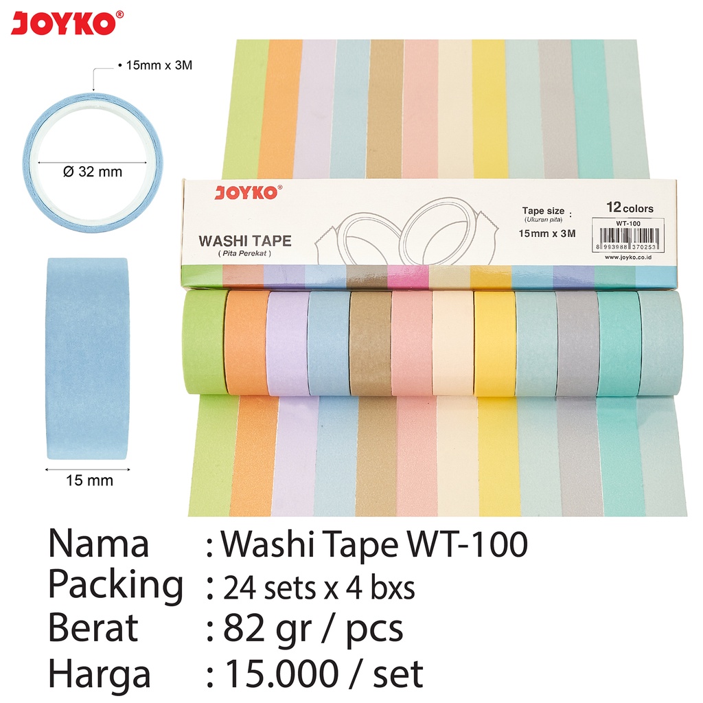 

Selotip / Masking Tape / Washi Tape Joyko