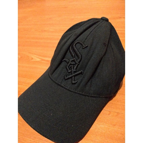 Topi Mlb White Sox black on black