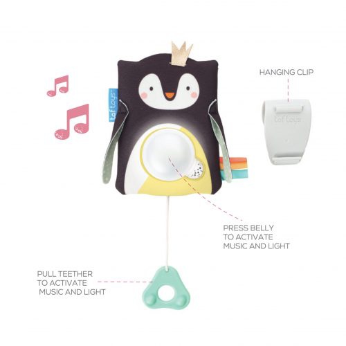 Taf Toys - Prince the Penguin Baby Soother