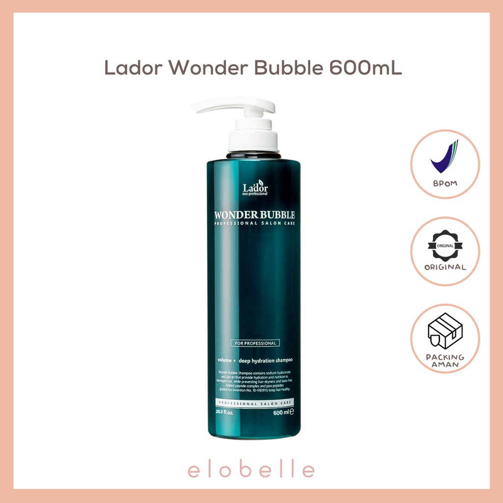 Lador Wonder Bubble Shampoo 600mL Wonder Series  / Lador Wonder Series / Shampoo Lador Wonder bubble